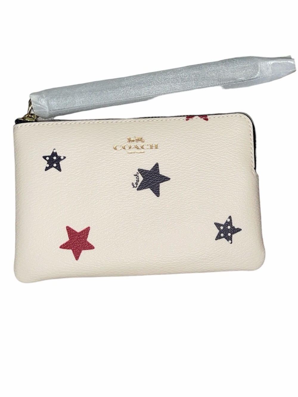 COACH CORNER ZIP WRISTLET WITH AMERICAN STAR PRINT - Picture 4 of 5